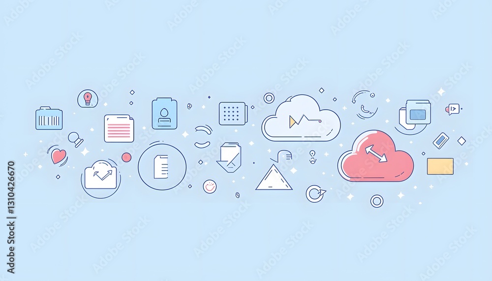Poster cloud computing data storage and information transfer