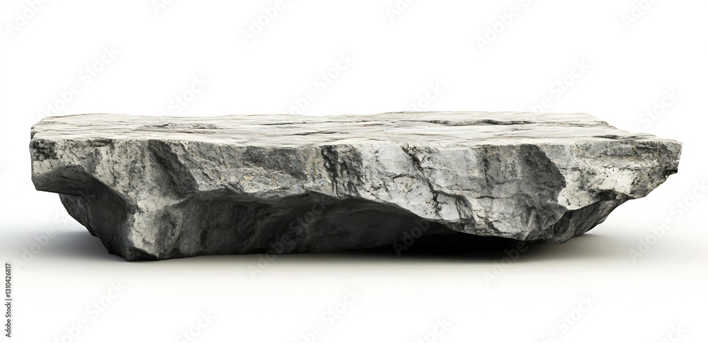Poster solid grey rock formation with uneven surface detail for natural texture background : generative ai