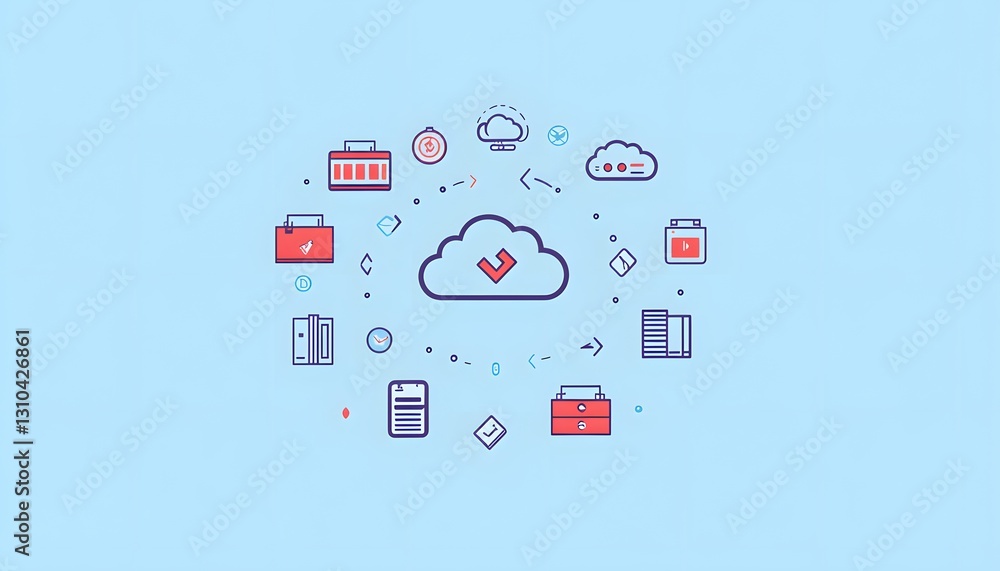 Poster cloud computing system data storage and management