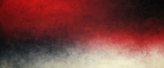 Fototapeta premium black red white abstract vintage background. Color gradient ombre. Rough grain grunge noise. Light spot shimmer. Design. Template.multi-layered effect, light - natural phenomenon, colored background, 