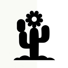 Cactus with flower