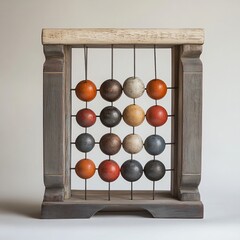 Professional Image of an Abacus for Math Education and Calculation Purposes