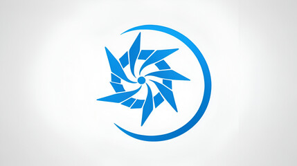 Obraz premium Hook icon rotation cluster turbine salute shape. Turbine cycle composed using scattered hook symbols.