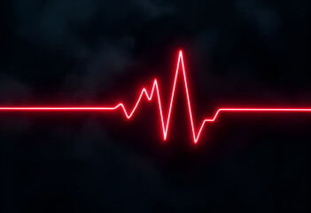 heart beat on monitor