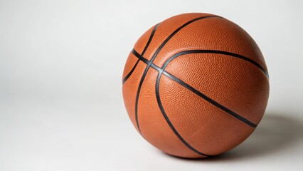 Fototapeta premium Basketball on White Background