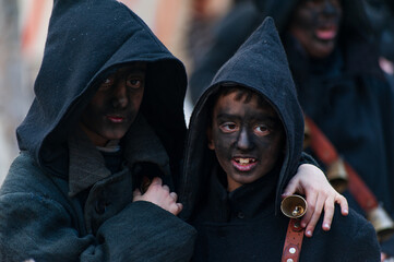 Typical carnival in Sardinia, Thurpos di Orotelli