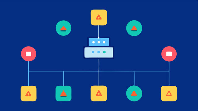 Machine Learning Algorithm A flowchart illustrating a machine learning algorithm analyzing patterns from numerous transaction data points to identify suious behavior.