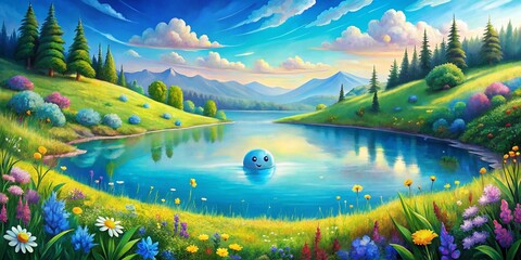 Enlarged Prostate Relief: Serene Landscape Reflecting Urinary Tract Health