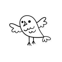 cute birds forest animal
