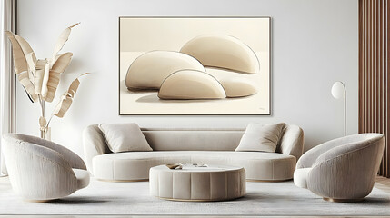 Abstract Beige Stone Illustration