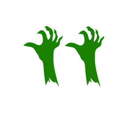 Monsters bony green hands
