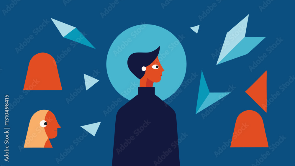 Poster the broken mirror a character gazes into a shattered mirror with pieces reflecting their different p