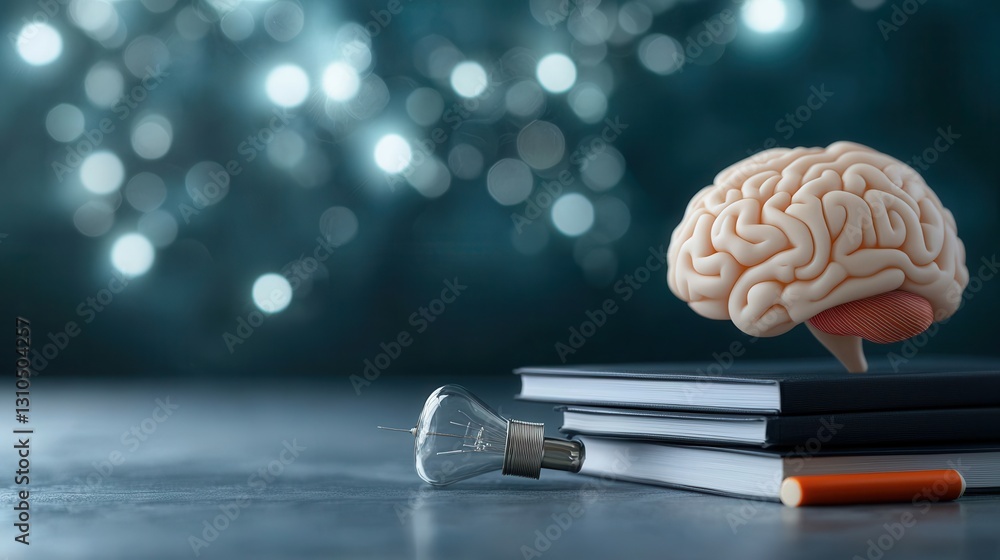 Poster a set of 15 minimalist line icons showcasing the concept of intellectual pursuit cognition and the h