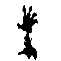 Fototapeta premium silhouette monster hands 