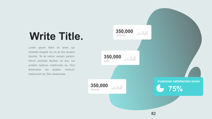 Audience engagement graph on dashboard screen, measure content marketing performance