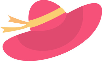 Hat Beach Illustration