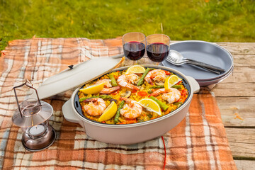 パエリア　Paella is a typical Spanish rice dish