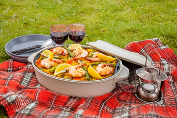 パエリア　Paella is a typical Spanish rice dish