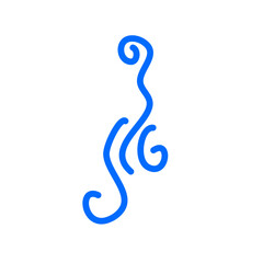 line art minimalist waterfall
