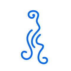 Obraz premium line art minimalist waterfall 