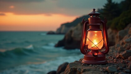 Vintage lighthouse lantern, light house, lighthouse, monochrome
