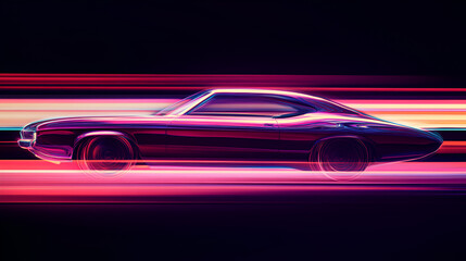 car, auto, automobile, vehicle, speed, transport, transportation, sports, model, luxury, wheel, toy, fast, sport, road, classic, race, motor, design, drive, pink, red, illustration, vector, wheels