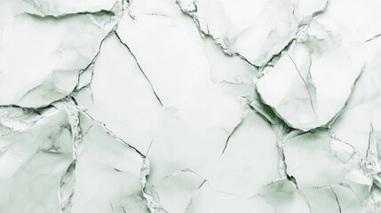 Naklejka premium Abstract White and Green Cracked Paper Texture Background