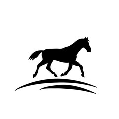 Obraz premium Horse collection vector silhouette 