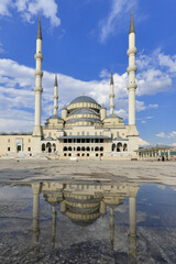 Kocatepe Mosque in Ankara, the capital city of Turkey (Türkiye)