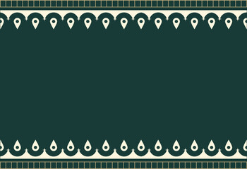 Seamless border with water drops. Vector illustration for your design