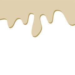 Beige liquid substance