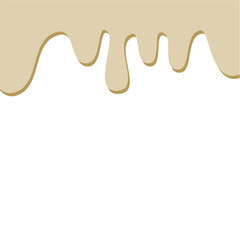 Beige liquid substance