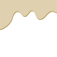 Beige liquid substance