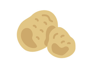 ジャガイモのアイコンのイラスト