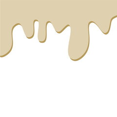 Beige liquid substance