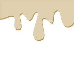 Beige liquid substance