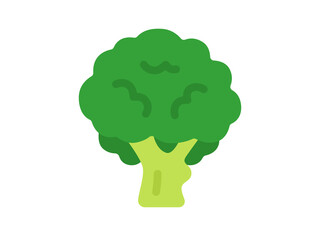ブロッコリーのアイコンのイラスト