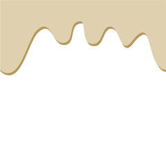 Beige liquid substance