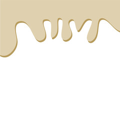 Beige liquid substance