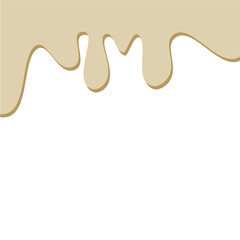 Beige liquid substance