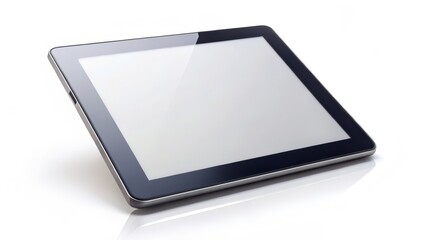 Tablet Computer on White Background