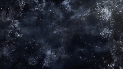 Fototapeta premium Dark grunge texture with black and gray distressed patterns. The rough and scratched surface creates a moody, vintage, and industrial feel, perfect for backgrounds and artistic designs.