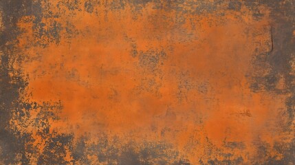 Rusty orange and brown grunge texture with a distressed, weathered appearance. The rough, abstract surface creates a vintage and industrial feel, ideal for backgrounds and creative designs.