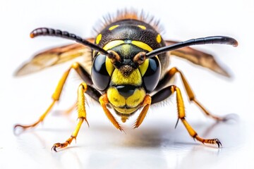 Isolated Wasp on Transparent Background - High-Resolution Stock Photo