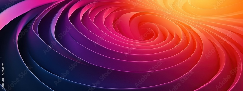 Aufkleber dynamic swirls of color: a captivating abstract representation of light and motion