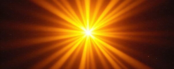 Obraz premium Intense yellow sunburst, sharp points, bright center , sharp, shine