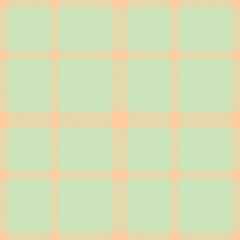 Metallic Light Peach Seamless Tartan with Warm Light Sage accents Textile Design