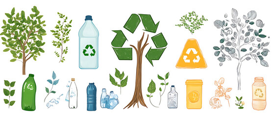 Eco-friendly Photo featuring recycling and nature themes