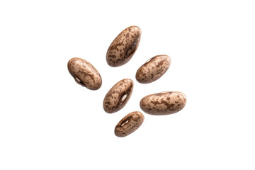 Obraz premium Close up of a bunch of beans, isolated