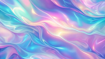 Obraz premium Holographic pastel gradient background with light soft pink purple and very periwinkle teal colors transitions creates a mesmerizing optical effect , optical, holographic